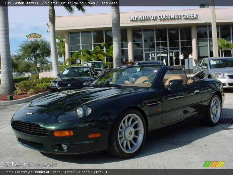 British Racing Green / Tan/Green 1998 Aston Martin DB7 Volante