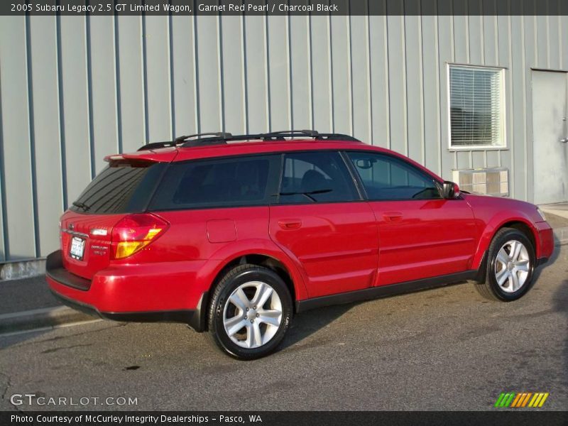 Garnet Red Pearl / Charcoal Black 2005 Subaru Legacy 2.5 GT Limited Wagon