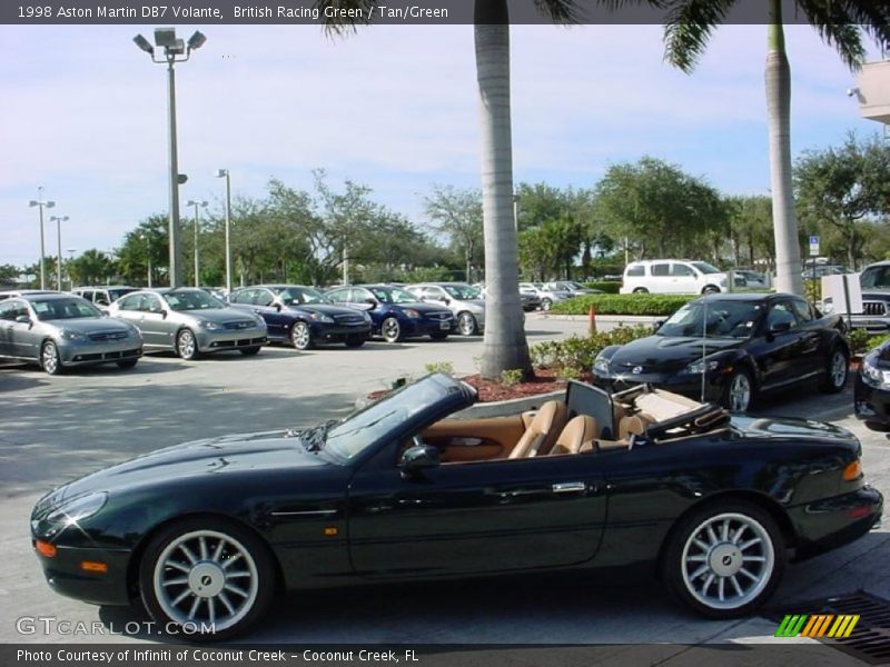 British Racing Green / Tan/Green 1998 Aston Martin DB7 Volante