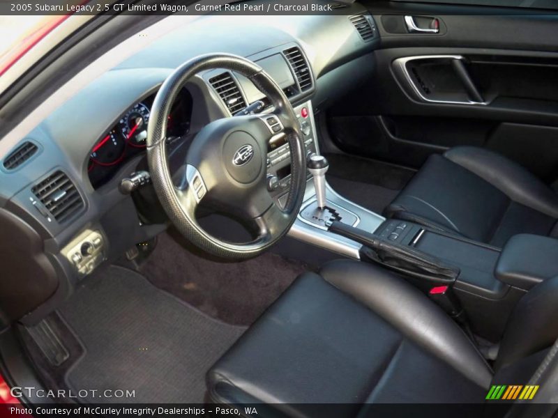 Garnet Red Pearl / Charcoal Black 2005 Subaru Legacy 2.5 GT Limited Wagon