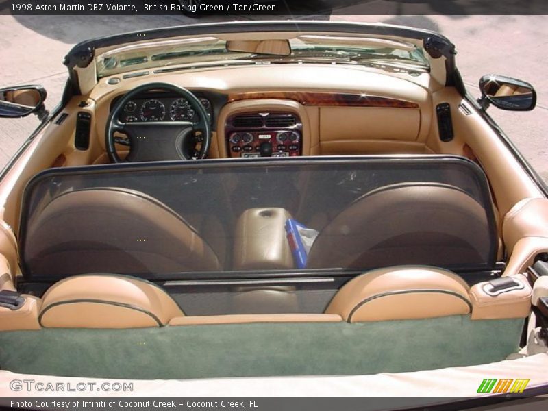 British Racing Green / Tan/Green 1998 Aston Martin DB7 Volante