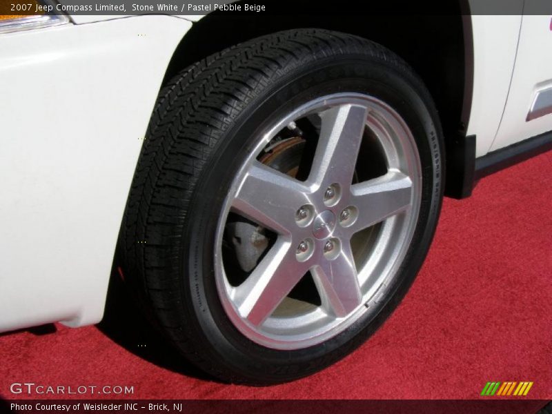 Stone White / Pastel Pebble Beige 2007 Jeep Compass Limited
