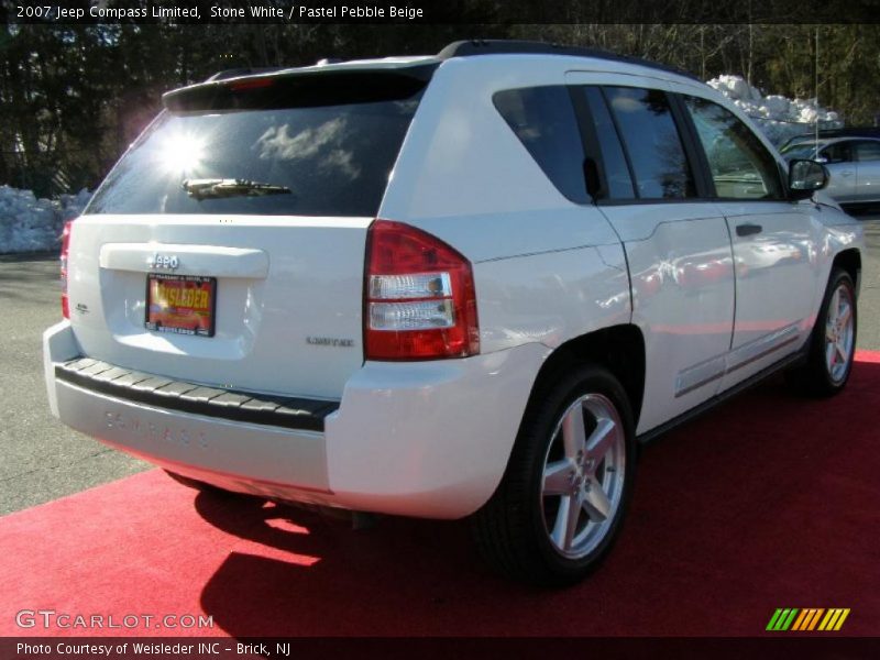 Stone White / Pastel Pebble Beige 2007 Jeep Compass Limited