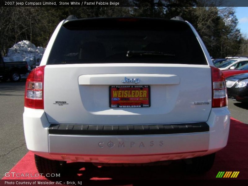 Stone White / Pastel Pebble Beige 2007 Jeep Compass Limited