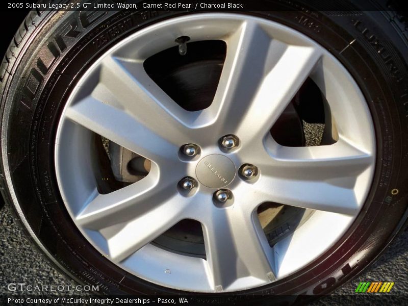 Garnet Red Pearl / Charcoal Black 2005 Subaru Legacy 2.5 GT Limited Wagon