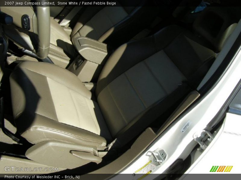 Stone White / Pastel Pebble Beige 2007 Jeep Compass Limited