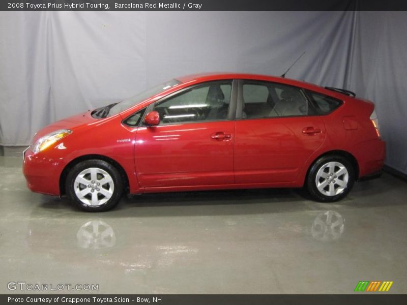 Barcelona Red Metallic / Gray 2008 Toyota Prius Hybrid Touring