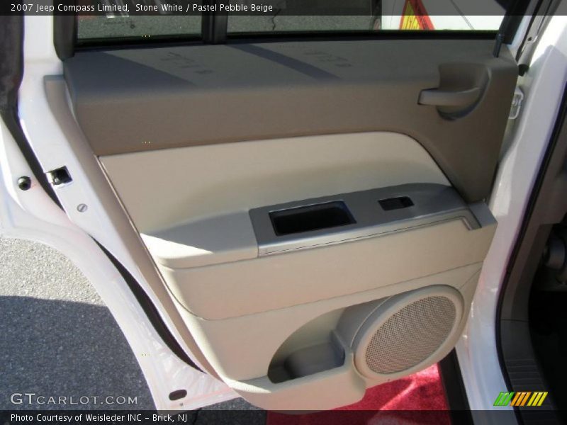 Stone White / Pastel Pebble Beige 2007 Jeep Compass Limited