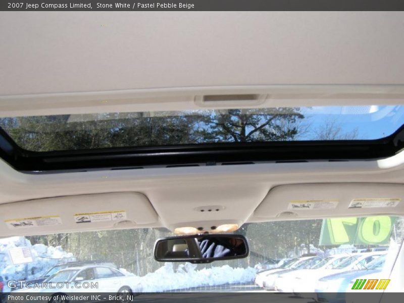 Stone White / Pastel Pebble Beige 2007 Jeep Compass Limited