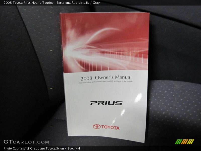 Barcelona Red Metallic / Gray 2008 Toyota Prius Hybrid Touring