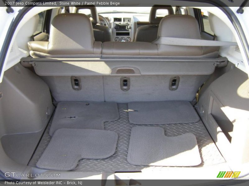 Stone White / Pastel Pebble Beige 2007 Jeep Compass Limited