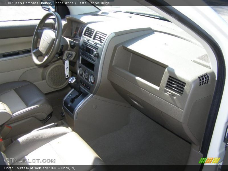 Stone White / Pastel Pebble Beige 2007 Jeep Compass Limited