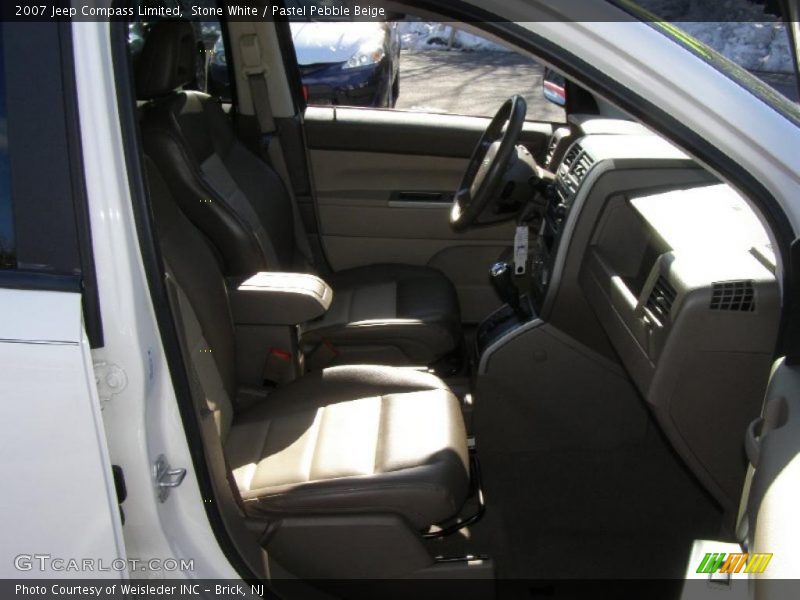 Stone White / Pastel Pebble Beige 2007 Jeep Compass Limited
