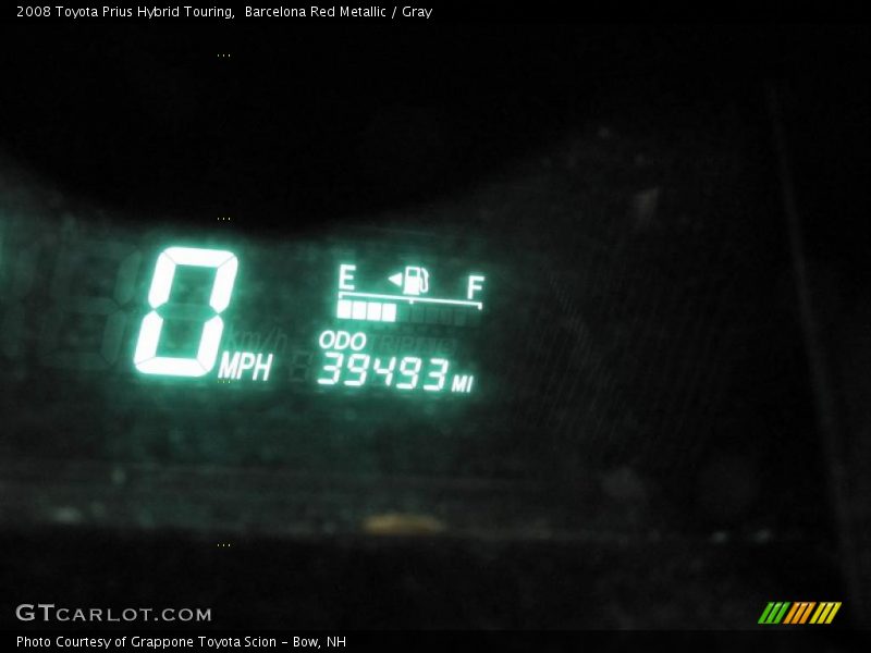 Barcelona Red Metallic / Gray 2008 Toyota Prius Hybrid Touring