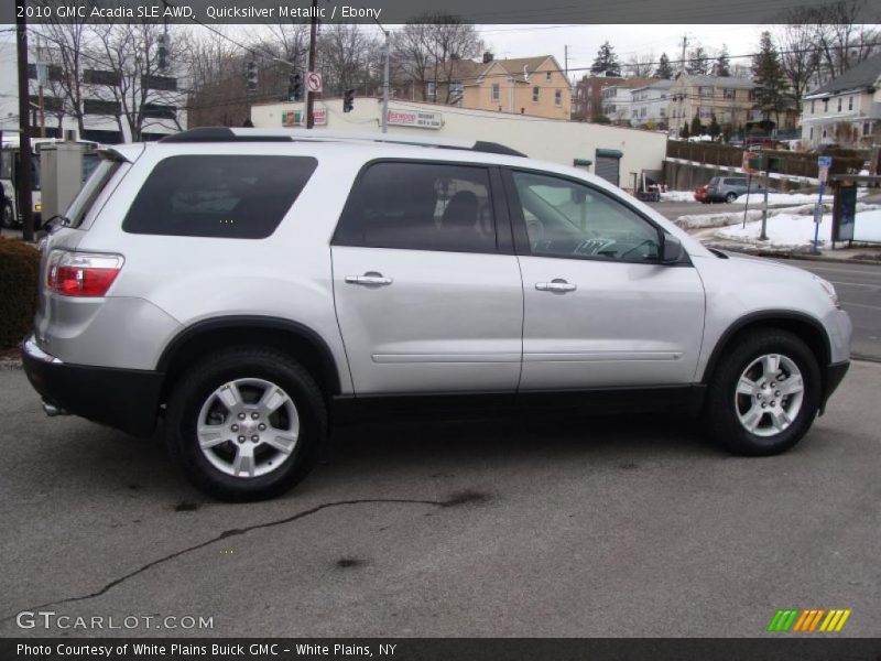 Quicksilver Metallic / Ebony 2010 GMC Acadia SLE AWD