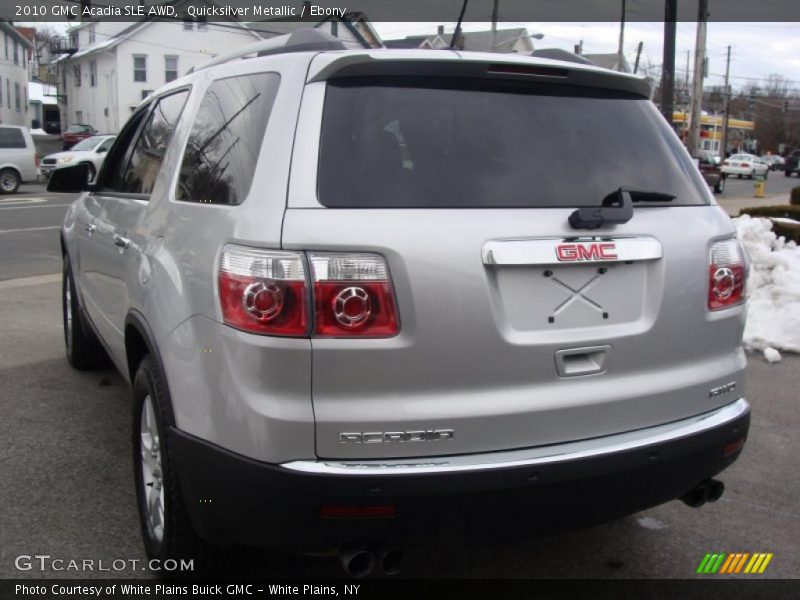 Quicksilver Metallic / Ebony 2010 GMC Acadia SLE AWD