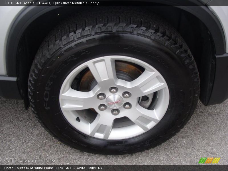 Quicksilver Metallic / Ebony 2010 GMC Acadia SLE AWD