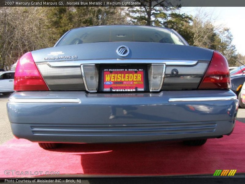 Norsea Blue Metallic / Medium Light Stone 2007 Mercury Grand Marquis GS