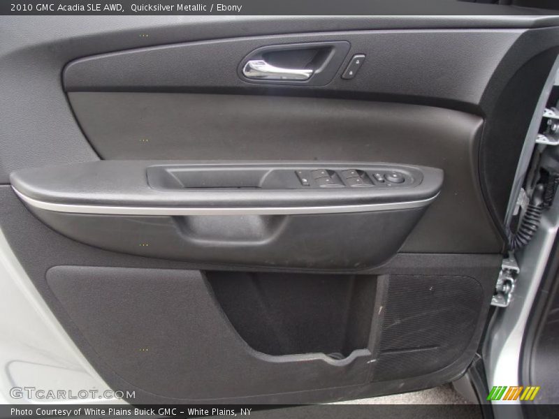 Quicksilver Metallic / Ebony 2010 GMC Acadia SLE AWD