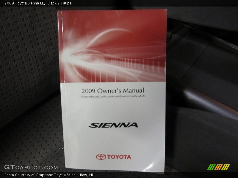 Black / Taupe 2009 Toyota Sienna LE