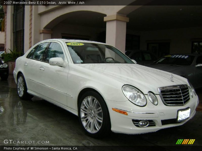 Arctic White / Ash 2007 Mercedes-Benz E 350 Sedan