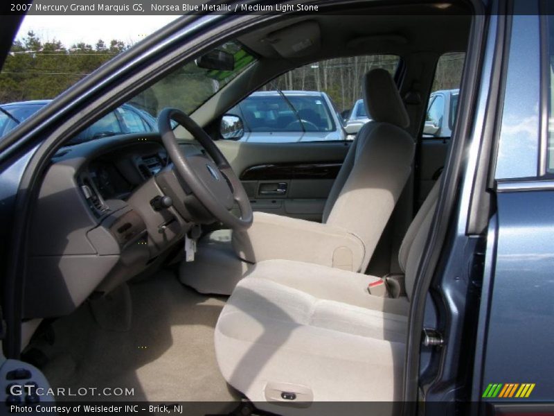 Norsea Blue Metallic / Medium Light Stone 2007 Mercury Grand Marquis GS