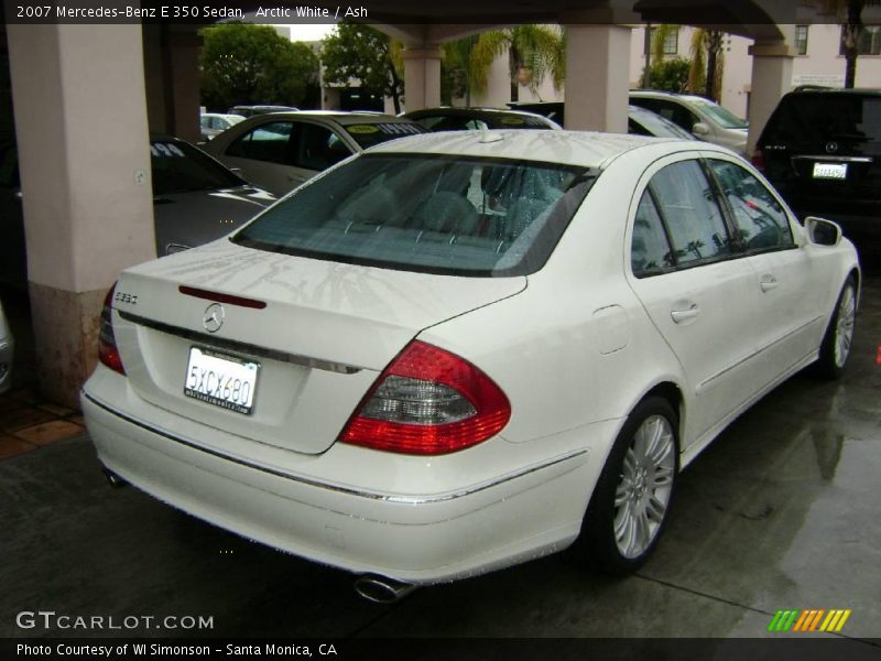 Arctic White / Ash 2007 Mercedes-Benz E 350 Sedan