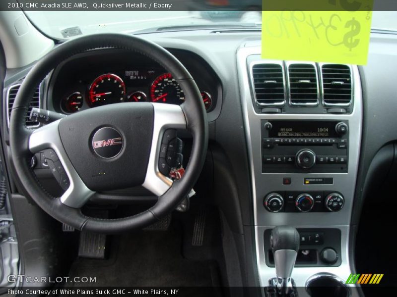 Quicksilver Metallic / Ebony 2010 GMC Acadia SLE AWD