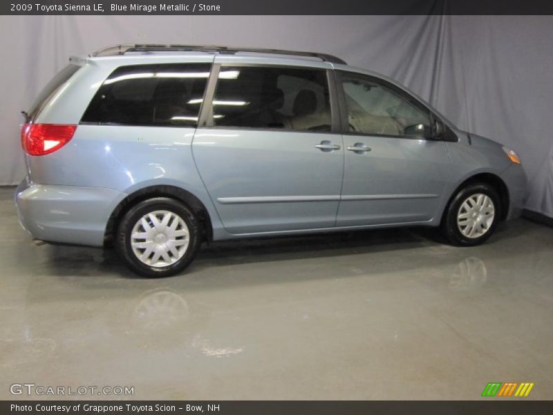 Blue Mirage Metallic / Stone 2009 Toyota Sienna LE
