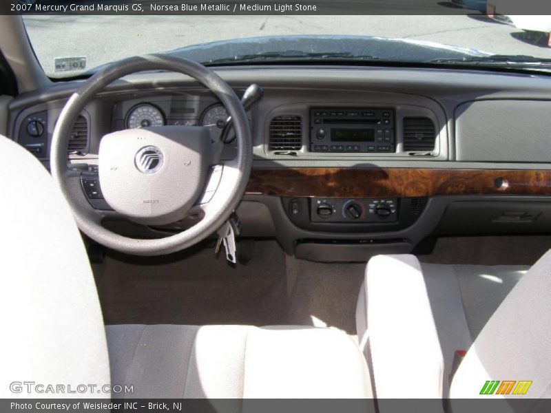 Norsea Blue Metallic / Medium Light Stone 2007 Mercury Grand Marquis GS