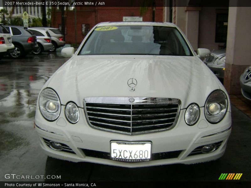 Arctic White / Ash 2007 Mercedes-Benz E 350 Sedan