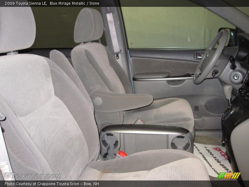 Blue Mirage Metallic / Stone 2009 Toyota Sienna LE