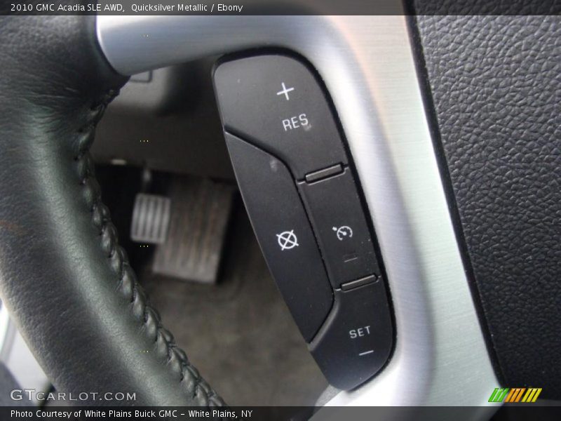Quicksilver Metallic / Ebony 2010 GMC Acadia SLE AWD