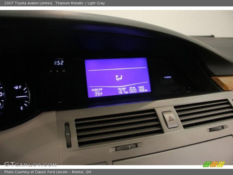 Titanium Metallic / Light Gray 2007 Toyota Avalon Limited