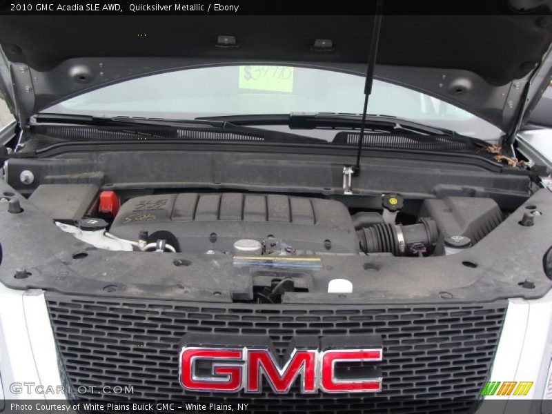 Quicksilver Metallic / Ebony 2010 GMC Acadia SLE AWD