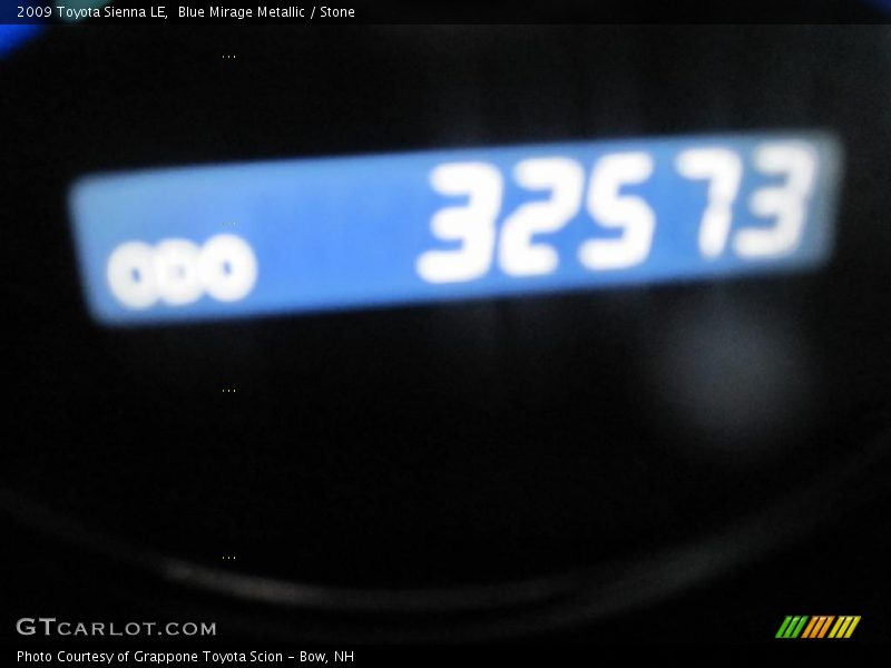 Blue Mirage Metallic / Stone 2009 Toyota Sienna LE