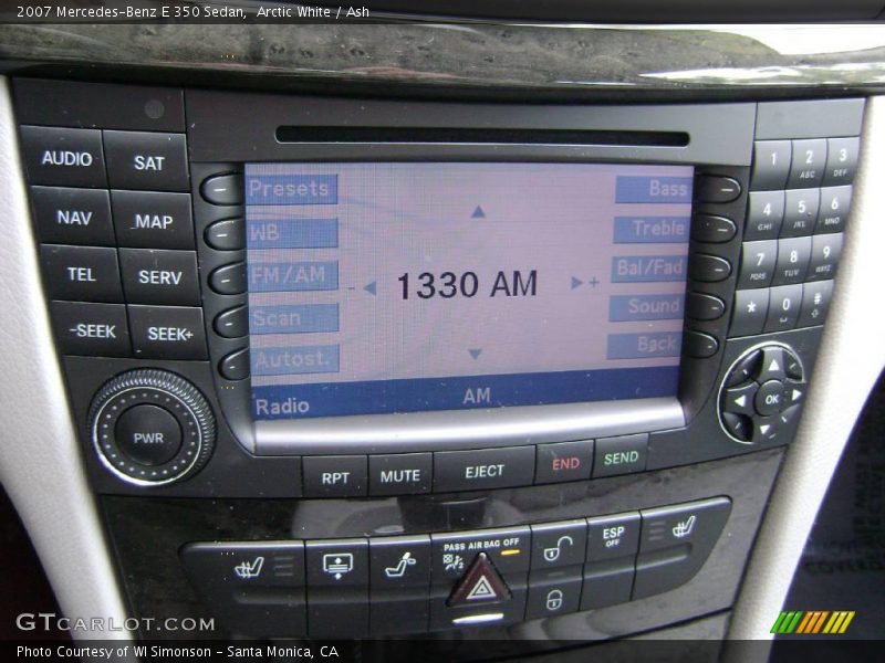 Arctic White / Ash 2007 Mercedes-Benz E 350 Sedan