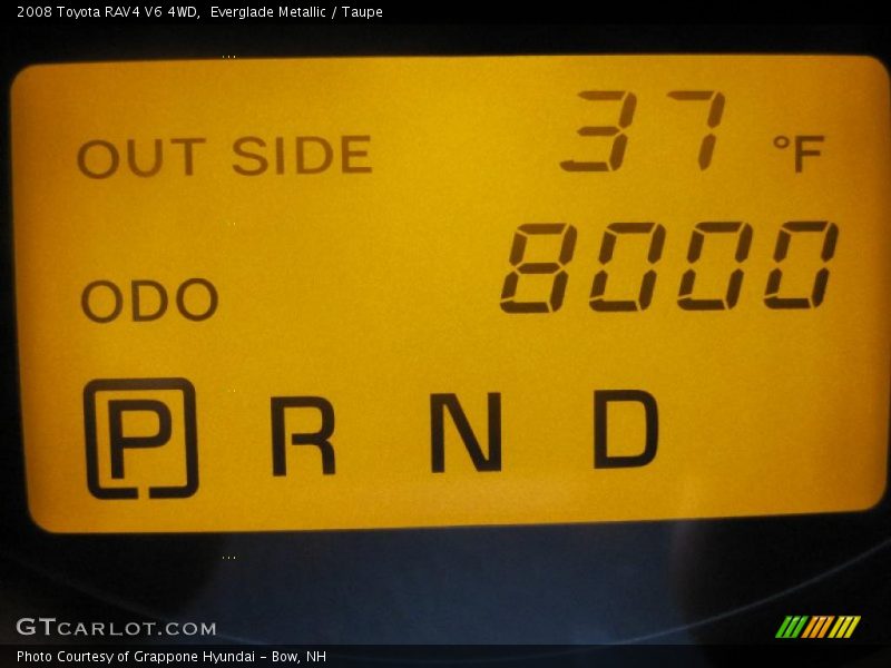 Everglade Metallic / Taupe 2008 Toyota RAV4 V6 4WD
