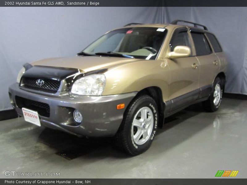 Sandstone / Beige 2002 Hyundai Santa Fe GLS AWD