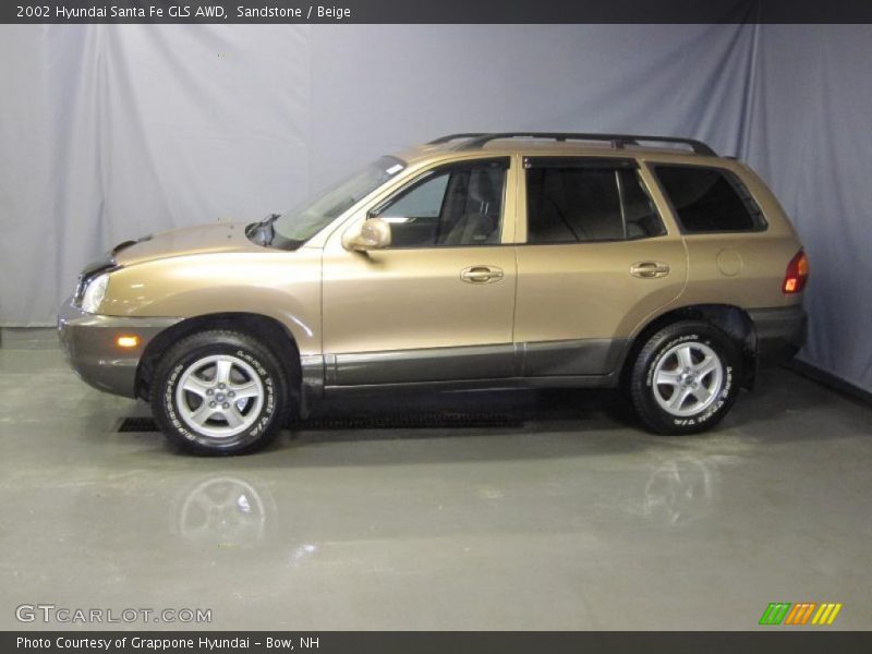 Sandstone / Beige 2002 Hyundai Santa Fe GLS AWD