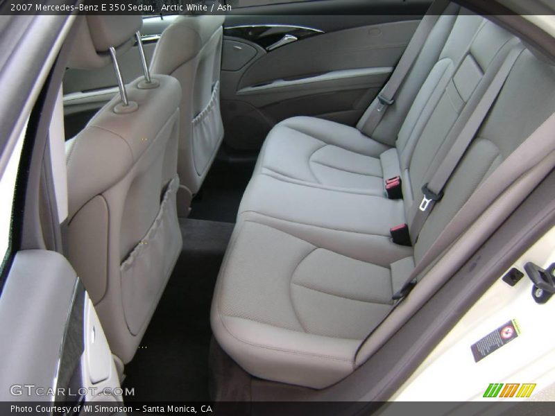 Arctic White / Ash 2007 Mercedes-Benz E 350 Sedan