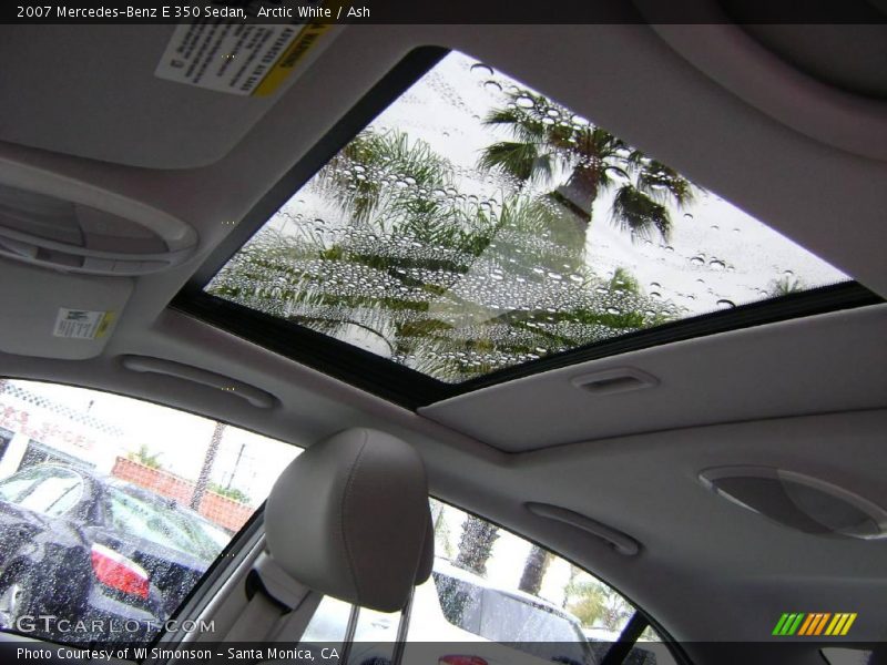 Arctic White / Ash 2007 Mercedes-Benz E 350 Sedan