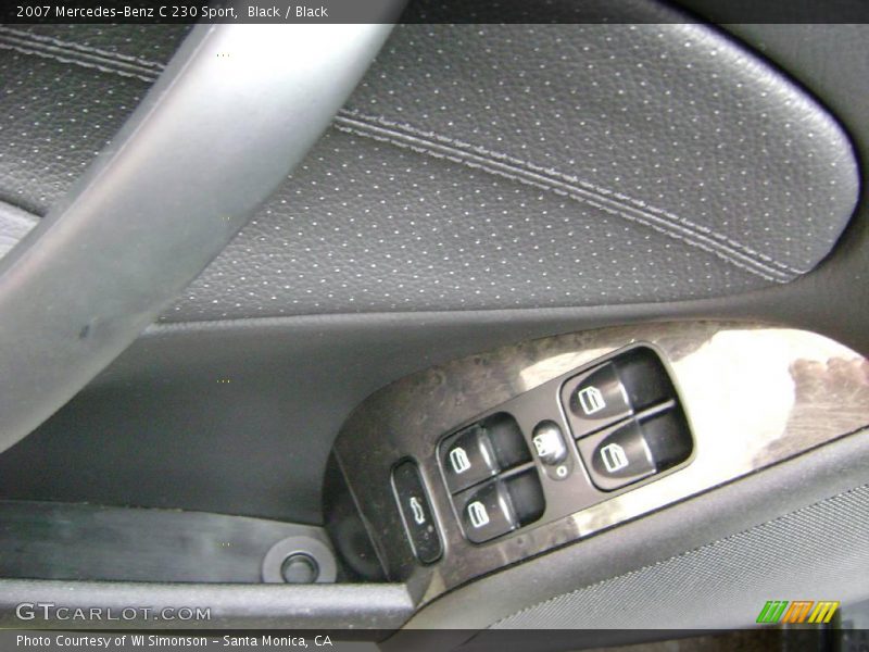 Black / Black 2007 Mercedes-Benz C 230 Sport