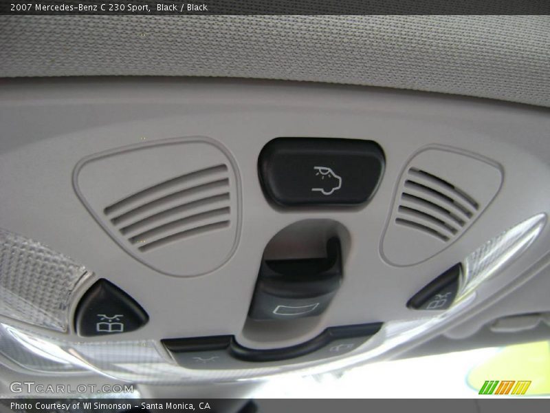 Black / Black 2007 Mercedes-Benz C 230 Sport