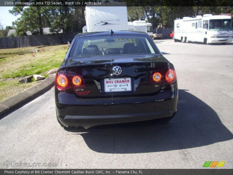 Black Uni / Anthracite 2009 Volkswagen Jetta TDI Sedan