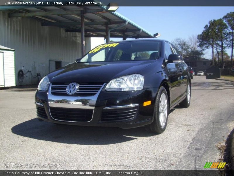 Black Uni / Anthracite 2009 Volkswagen Jetta TDI Sedan