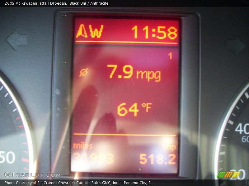 Black Uni / Anthracite 2009 Volkswagen Jetta TDI Sedan