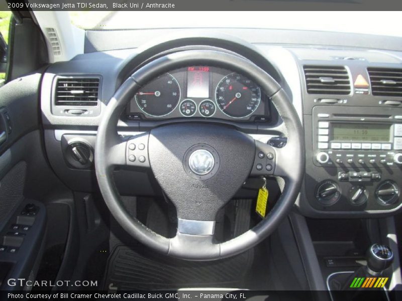 Black Uni / Anthracite 2009 Volkswagen Jetta TDI Sedan
