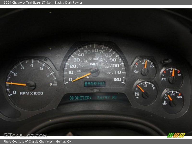 Black / Dark Pewter 2004 Chevrolet TrailBlazer LT 4x4