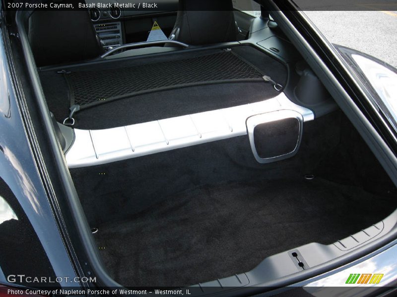 Basalt Black Metallic / Black 2007 Porsche Cayman